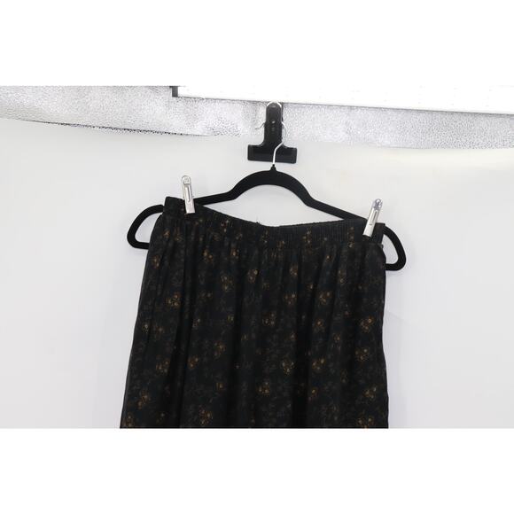 Vintage Plus Preferred Black Wide Leg Crop Pants. - Picture 2 of 9